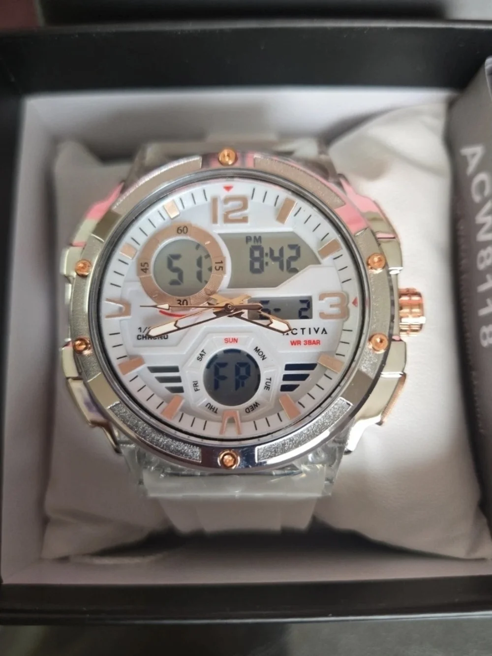 ACW8118-002 ACTIVA X by Invicta Digital White Men's Watch 51mm